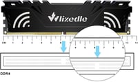 Wlizedle DDR4 2666MHz 16GB (2x8GB) Asztali Memória RAM CL19 1.2V 5