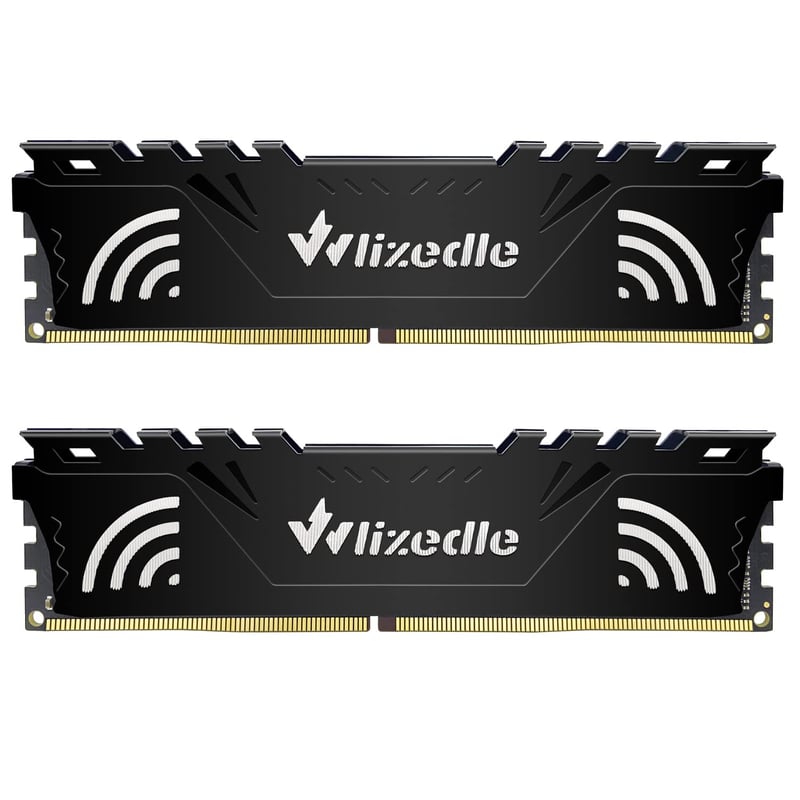 Wlizedle DDR4 2666MHz stolna memorija - 16 GB (2×8 GB) CL19 - crna