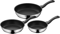 WMF 3 részes serpenyő szett 20/24/28 cm rozsdamentes acél indukciós - 50 x 30 x 20 cm 1