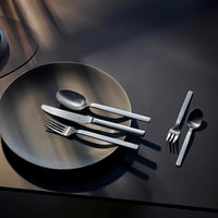 WMF Alteo set pribora za jelo, 60 dijelova za 12 osoba, monoblok noževi, Cromargan mat nehrđajući čelik, perivo u perilici posuđa 8
