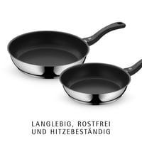 Sada 2 panvíc WMF Devil 28 cm a 24 cm, indukčné, nehrdzavejúca oceľ Cromargan s nepriľnavým povrchom a plastovou rukoväťou 3