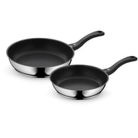 Sada 2 panvíc WMF Devil 28 cm a 24 cm, indukčné, nehrdzavejúca oceľ Cromargan s nepriľnavým povrchom a plastovou rukoväťou 1