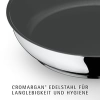 Sada 2 panvíc WMF Devil 28 cm a 24 cm, indukčné, nehrdzavejúca oceľ Cromargan s nepriľnavým povrchom a plastovou rukoväťou 5