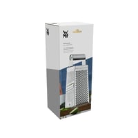 Răzătoare pătrată WMF Gourmet 8x24 cm, oțel inoxidabil, 4 suprafețe de răzuire, pentru cartofi și feliere legume, Cromargan, compatibilă cu mașina de spălat vase 7