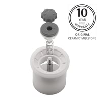 Râșniță de condimente WMF Mini 11 cm, mecanism de măcinare ceramic, oțel inoxidabil Cromargan și sticlă, pentru sare, piper și chili, neîncărcată 10