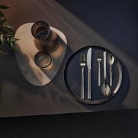 Set de tacâmuri WMF Palermo, 60 piese, pentru 12 persoane, oțel inoxidabil Cromargan 18/10, cuțit monobloc, lustruit, compatibil cu mașina de spălat vase 9