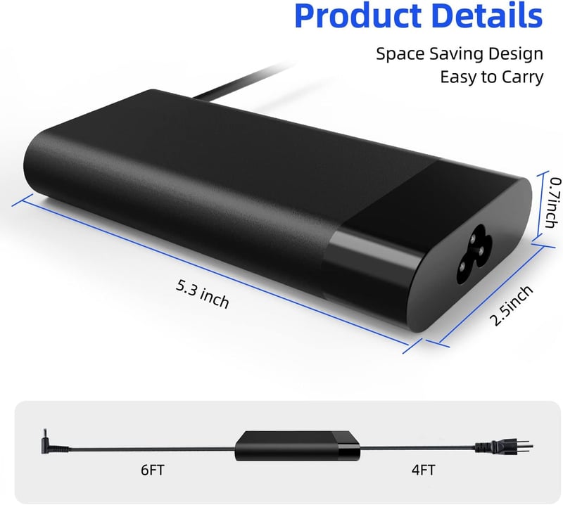 WOBBLO 150W HP Omen Pavilion ZBook Fury Slim Gaming Laptop Töltő Adapter