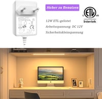 WOBSION 42cm LED Konyhapult Világítás Érzékelővel Dimmelhető Meleg Fehér - 42 cm, Warm White 5