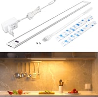 WOBSION 42cm LED Konyhapult Világítás Érzékelővel Dimmelhető Meleg Fehér - 42 cm, Warm White 1
