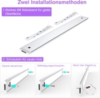 WOBSION 42cm LED Konyhapult Világítás Érzékelővel Dimmelhető Meleg Fehér - 42 cm, Warm White 7