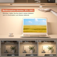 WOBSION LED Konyhapult Lámpa 30cm Érintésmentes Dimmer Semleges Fehér 4000K 2