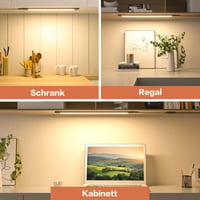 WOBSION LED Konyhapult Lámpa 30cm Érintésmentes Dimmer Semleges Fehér 4000K 6