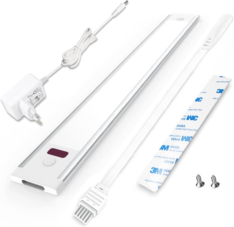 WOBSION LED Konyhapult Világítás 30cm Fehér Dimmelhető Szenzoros