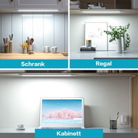 WOBSION LED Konyhapult Világítás 30cm Fehér Dimmelhető Szenzoros 4