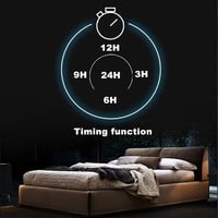 Ventilator de tavan silențios WODA Shang Mao, cu lampă, 70 cm, dimmerabil, telecomandă, control prin aplicație, 6 trepte 4
