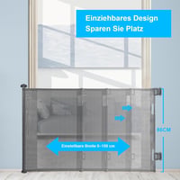 Wodondog Biztonsági Kapu Lépcsőhöz Bővíthető 150cm Széles Baba és Kutya Védelem 2