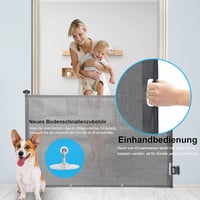 Wodondog Biztonsági Kapu Lépcsőhöz Bővíthető 150cm Széles Baba és Kutya Védelem 4