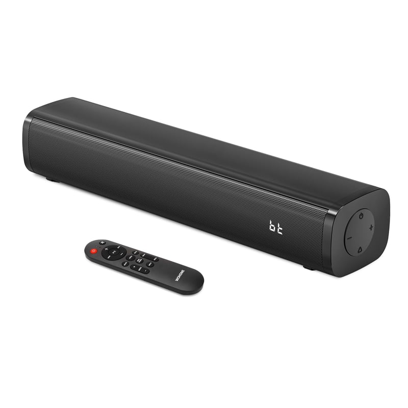 Wohome 16" 2.1 Bluetooth Soundbar TV reproduktor - 3 režimy EQ, 6 úrovní vylepšenia reči, viacnásobné pripojenie k TV/PC/projektoru/telefónu