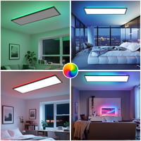Woiledlt LED panel stropna svjetiljka 120x30 cm - Prigušiva stropna svjetiljka 36W — bez daljinskog upravljača (stanje: vidi 2. sliku) 7