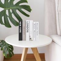 WOKICOR Cărți Decorative pentru Amenajarea Locuinței, 6 bucăți, Imprimeu Creativ cu Litere Englezești, Cutie de Depozitare tip Carte Falsă, Decor pentru Raft și Masă de Cafea (A) 4