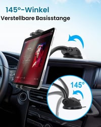 Woleyi autós tablet és telefontartó szívókorongos 4-13 hüvelykes 7
