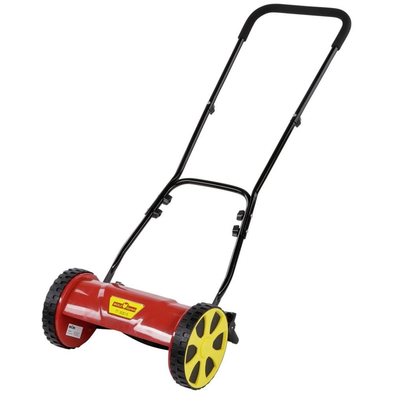 Mașină de tuns iarba manuală cu cilindru WOLF Garten TT300S – lățime de tăiere 300 mm, mașină de tuns gazonul prin împingere