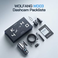 Cameră Auto Duală WOLFANG 4K față-spate, Wi-Fi, unghi vizual de 170°, senzor G, mod parcare 24H, vedere nocturnă, înregistrare în buclă 9