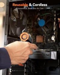 Suflantă de aer electrică WOLFBOX MegaFlow 50, 110.000 RPM, fără fir, 3 viteze 3