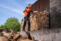 wolfcraft Modularni nosač za drva XXL - Podesivi stalak za slaganje i skladištenje drva za ogrjev 6