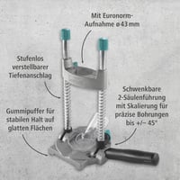Suport mobil pentru mașina de găurit Wolfcraft Tecmobil 4522000 – dispozitiv de susținere, diametru Ø 43 mm 2