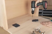 wolfcraft Zsanér Lyuk Készlet 35mm - Fúrósablonok és Fúróbitekkel 5