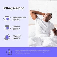 Wolkenfeld pamut ágyneműhuzat 220x240 cm világosszürke 3 részes szett - 220 x 240 cm, Lightgrey 6