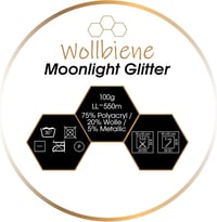 Wollbiene Moonlight Glitter Batik Simli Kötőfonal 500g Fényes Rózsaszín-Szürke - 2700 Rose Grey 4