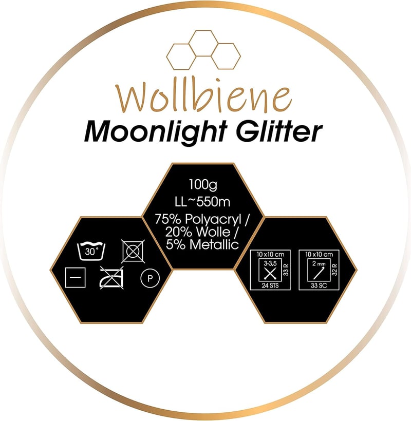 Wollbiene Moonlight Glitter Batik Simli Kötőfonal 500g Fényes Rózsaszín-Szürke - 2700 Rose Grey