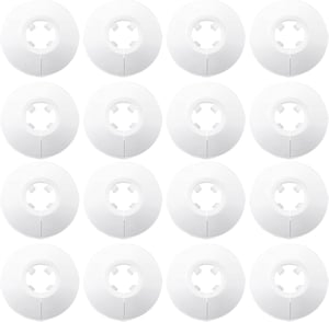 WOLMIK műanyag radiátorcső-gallér fehér, 14-16 mm csőátmérőhöz - 16 db