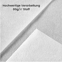 WOLTU Papierový obrus v rolke 80 g/m² biely 1,18 x 25 m na oslavy a podujatia 4