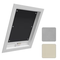 WOLTU Termoizolačná roleta na strešné okná bez vŕtania, zatemňovacia roleta s prísavkami, ochrana pred slnkom a teplom pre okná Velux a Roto, 116x120 cm 1