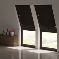 WOLTU Termoizolačná roleta na strešné okná bez vŕtania, zatemňovacia roleta s prísavkami, ochrana pred slnkom a teplom pre okná Velux a Roto, 116x120 cm 2