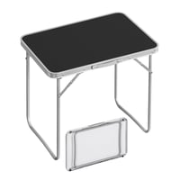 Masă de camping pliabilă WOLTU cu mâner, 70 x 60 x 50 cm, negru, masă de picnic portabilă 1