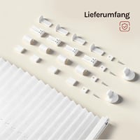 WOLTU Pliszé Roló Klemmfix Rögzítéssel Fúrás Nélkül Ablakra és Ajtóra 9