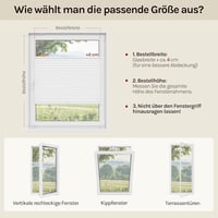 WOLTU Pliszé Roló Klemmfix Rögzítéssel Fúrás Nélkül Ablakra és Ajtóra 3