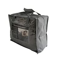 WOLTU Záťažová prikrývka 9 kg 150x200 cm, Terapeutická deka pre dospelých z mikrovlákna, kašmírový pocit, antistresová prikrývka na spanie 3