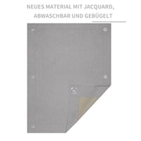 WOLTU Tepelne izolujúca roleta na strešné okná bez vŕtania, zatemňovacia roleta s prísavkami, ochrana pred slnkom a teplom pre okná Velux a Roto, 116x120 cm 5
