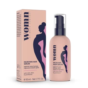 womn Intim Komfort Ser pentru păr încarnat 50ml - Contra iritațiilor post-epilare și petelor pigmentare