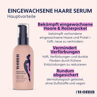 womn Intim Komfort Beépült Szőr Szérum 50ml - Borotvapattanás és Pigmentfoltok Ellen 3