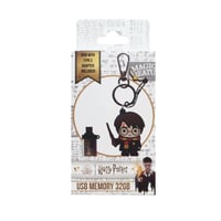 WONDEE Disney Harry Potter 2 v 1 kľúčenka a USB kľúč 32 GB s USB-C adaptérom – darček Harry Potter pre deti, ženy a mužov 6