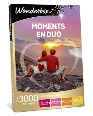 Wonderbox Moments en Duo poklon paket – Iskustvo za dvoje, razne aktivnosti