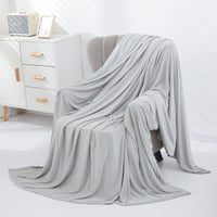 Pătură răcoritoare de vară WONGS BEDDING 2 în 1, cu două fețe, Arc-Chill Q-Max 0,43, pătură autocolantă pentru călătorii și canapea, gri, 150x200 cm 8