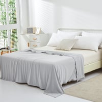 Pătură răcoritoare de vară WONGS BEDDING 2 în 1, cu două fețe, Arc-Chill Q-Max 0,43, pătură autocolantă pentru călătorii și canapea, gri, 150x200 cm 2