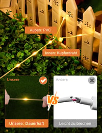 Ghirlandă luminoasă pentru camping Wonkelly, retractabilă, 10 m, iluminat LED portabil 4 în 1, reîncărcabil, pentru exterior 5